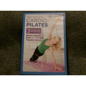 Gaiam Mari Winsor Cardio Pilates DVD 3 Workouts Boost Calorie Burn Lower Body